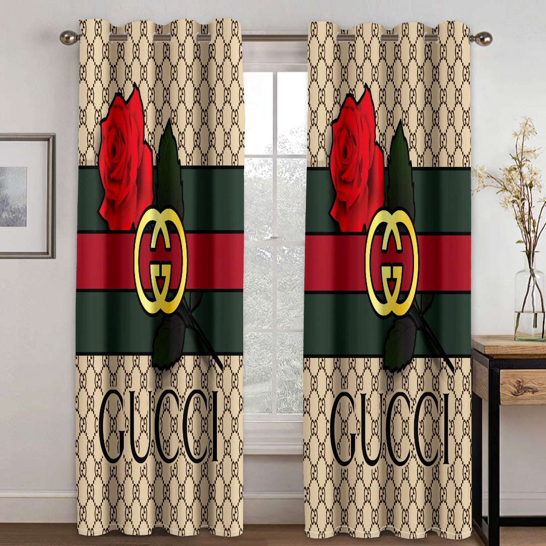 Gucci window curtains