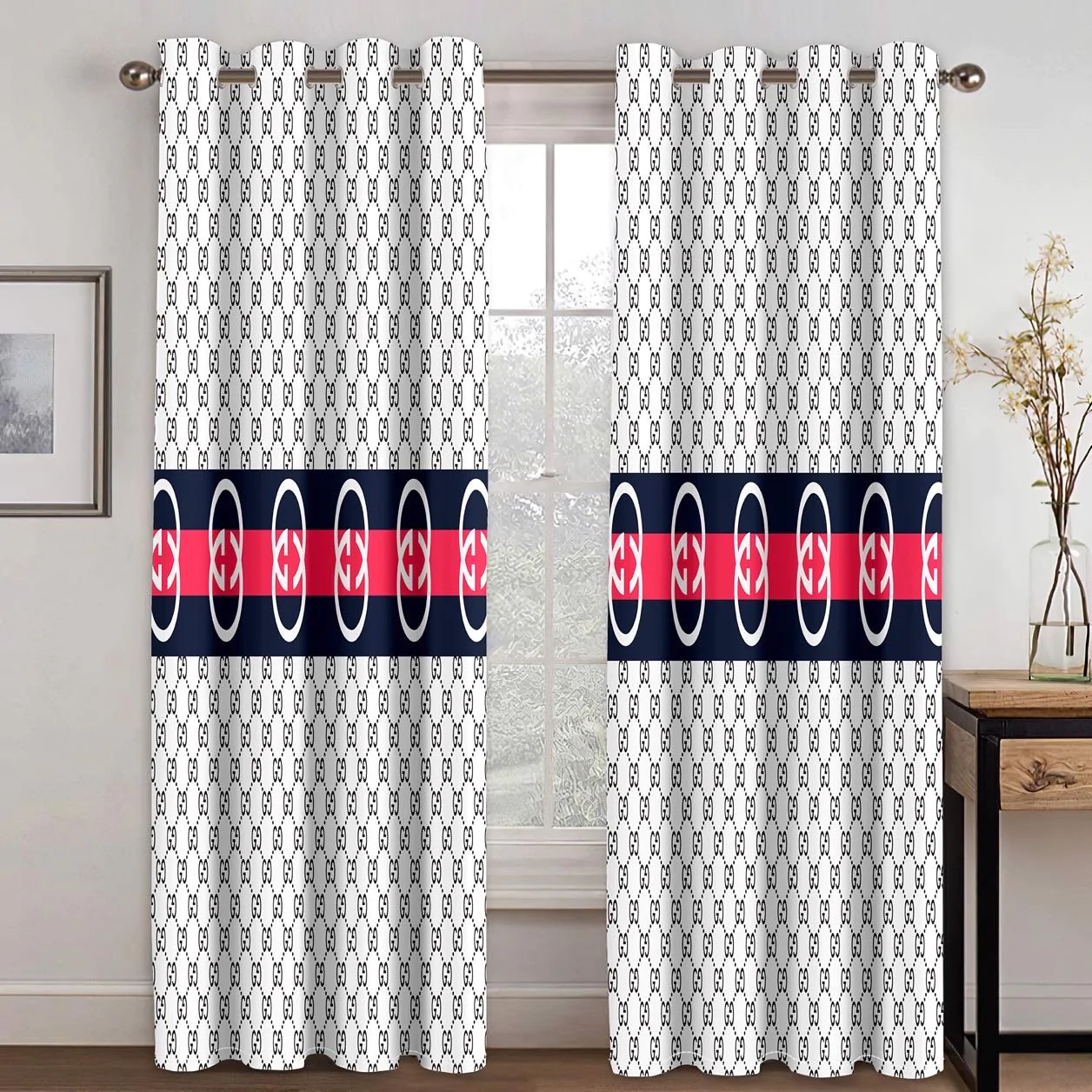 Gucci window curtains