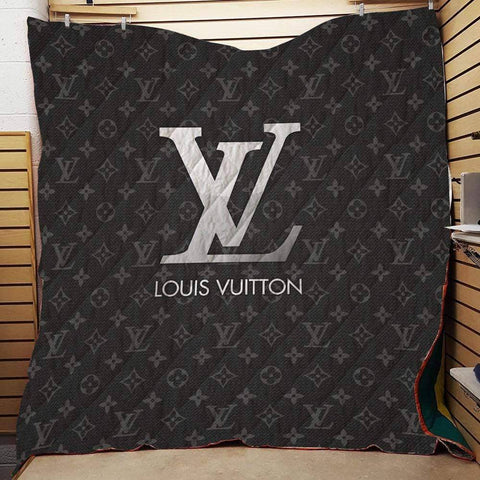 Louis Vuitton blanket Grey Quilt color