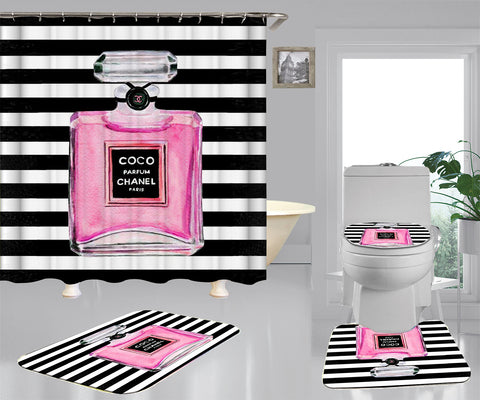 Chanel shower curtain