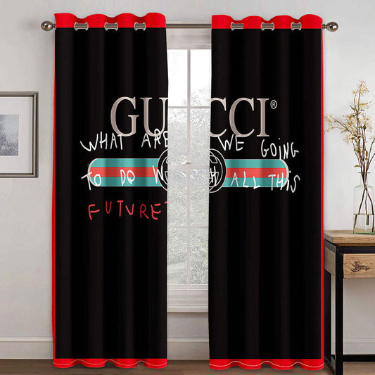 Gucci window curtains